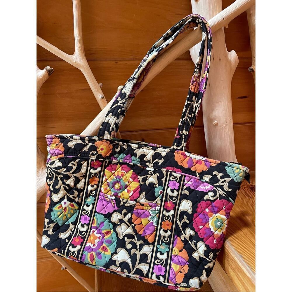 Vera Bradley Suzani Print Floral Tote Bag